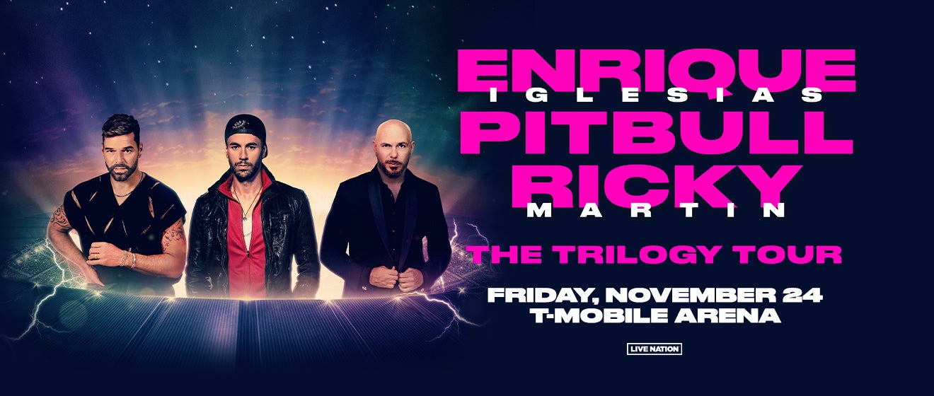 Enrique Iglesias, Pitbull, Ricky Martin The Trilogy Tour TMobile Arena